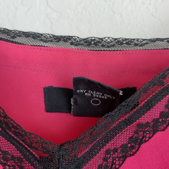 Vintage Express Slip Dress Size 6 Pink 100% Silk Mini Nighty Lingerie Y2K Fairy - Picture 4 of 6